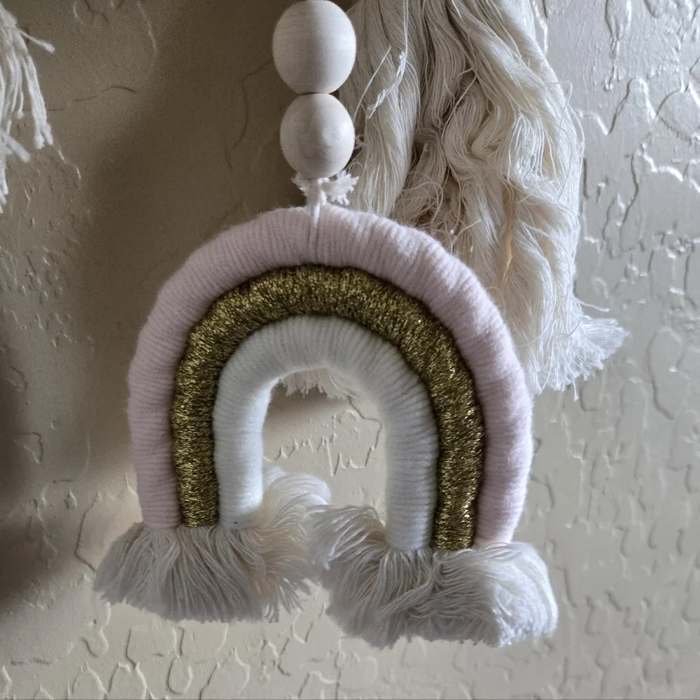 Handmade Macrame Mobile Hanger Any Room, Cribs Or Dorm